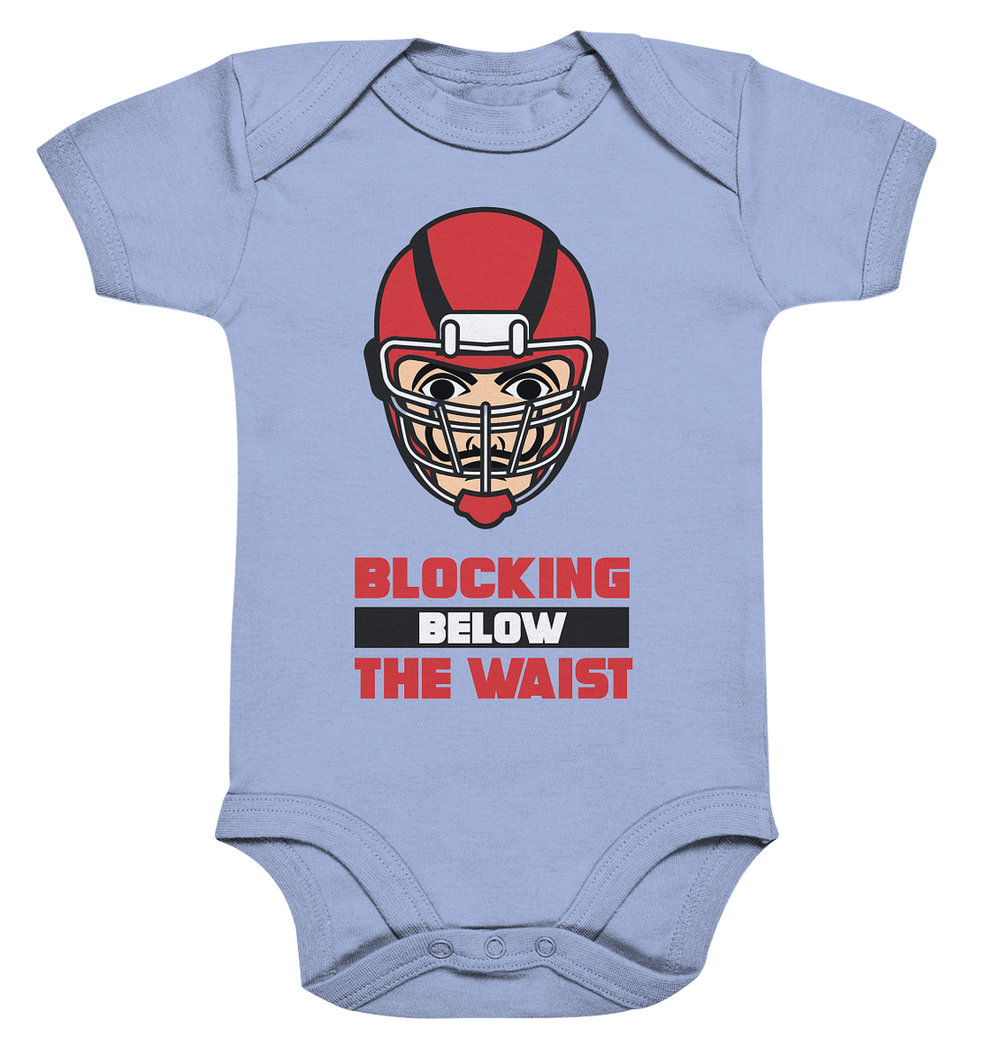 Blocking Below The Waist  - Organic Baby Bodysuite