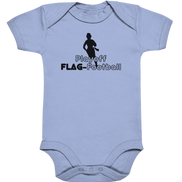 Playoff Flag Football  Women black  - Organic Baby Bodysuite
