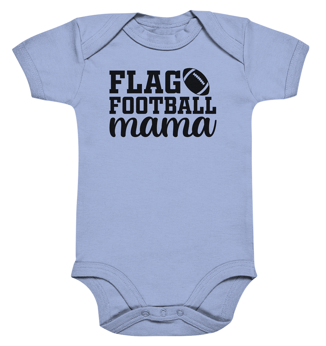 Flag Football Mama - Organic Baby Bodysuite