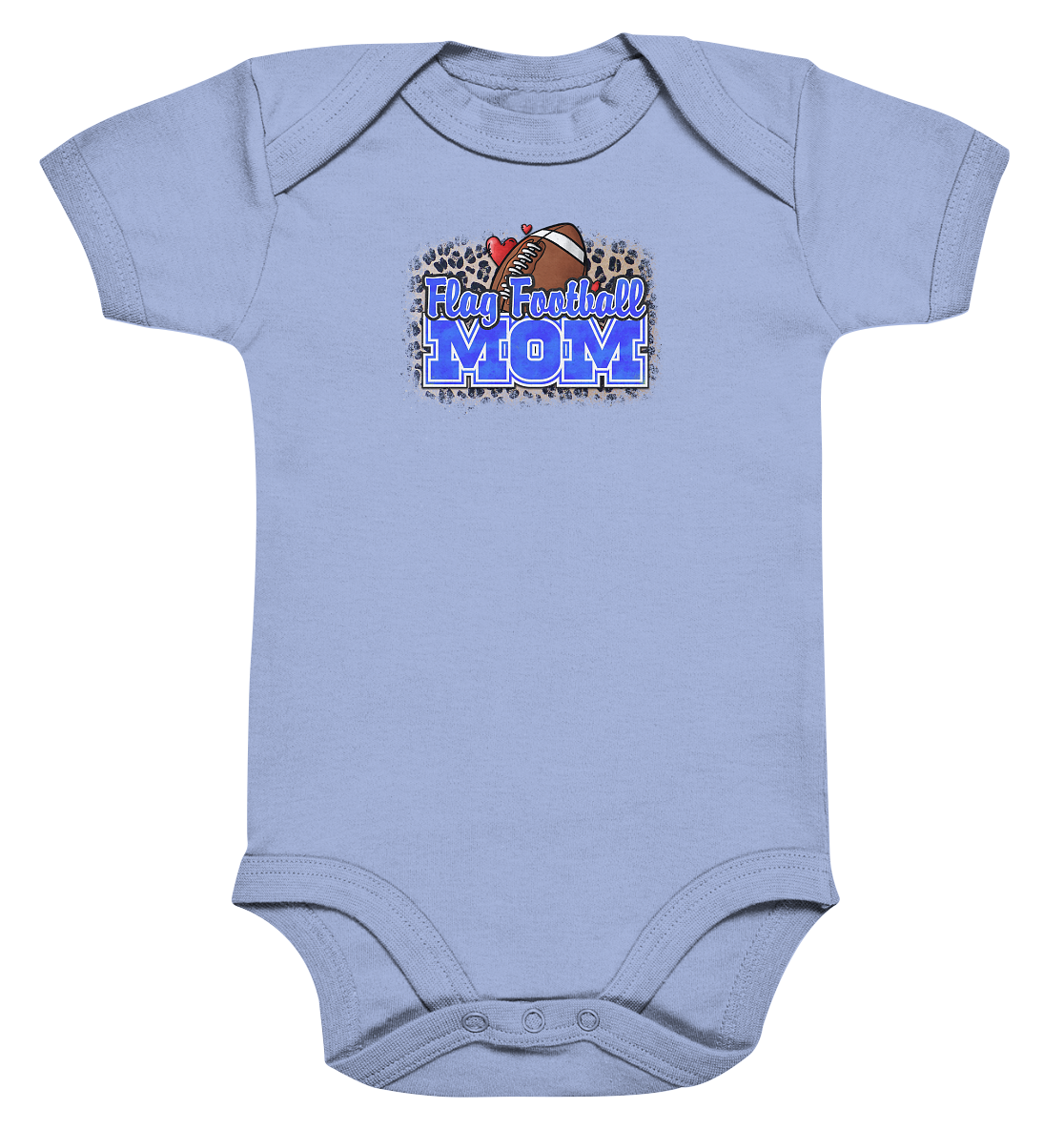 Flag Football Mom - Organic Baby Bodysuite