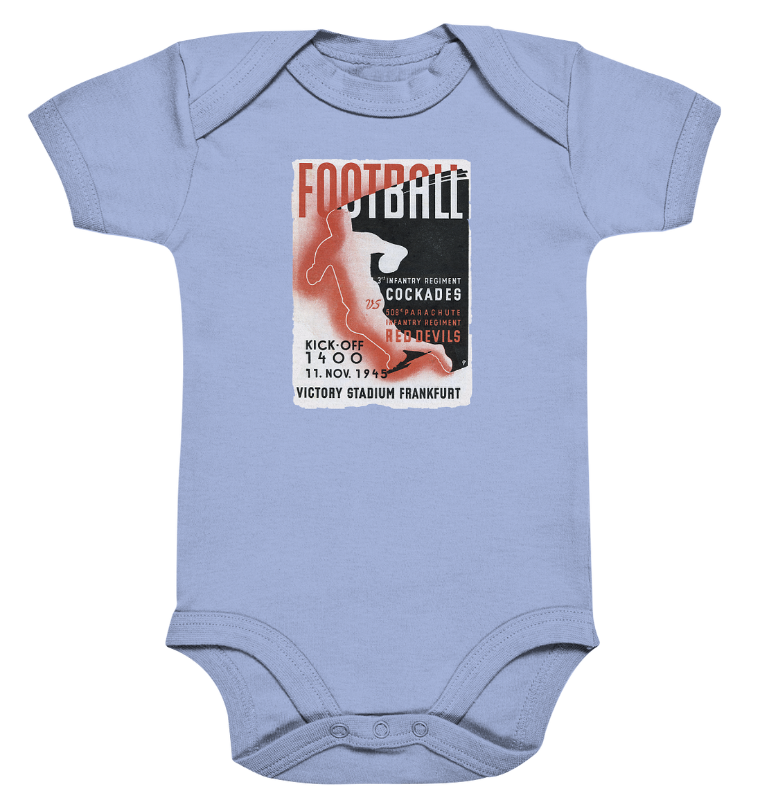 Red Devils Frankfurt 1945 - Organic Baby Bodysuite