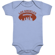 Los Angeles Football Silhouette - Organic Baby Bodysuite