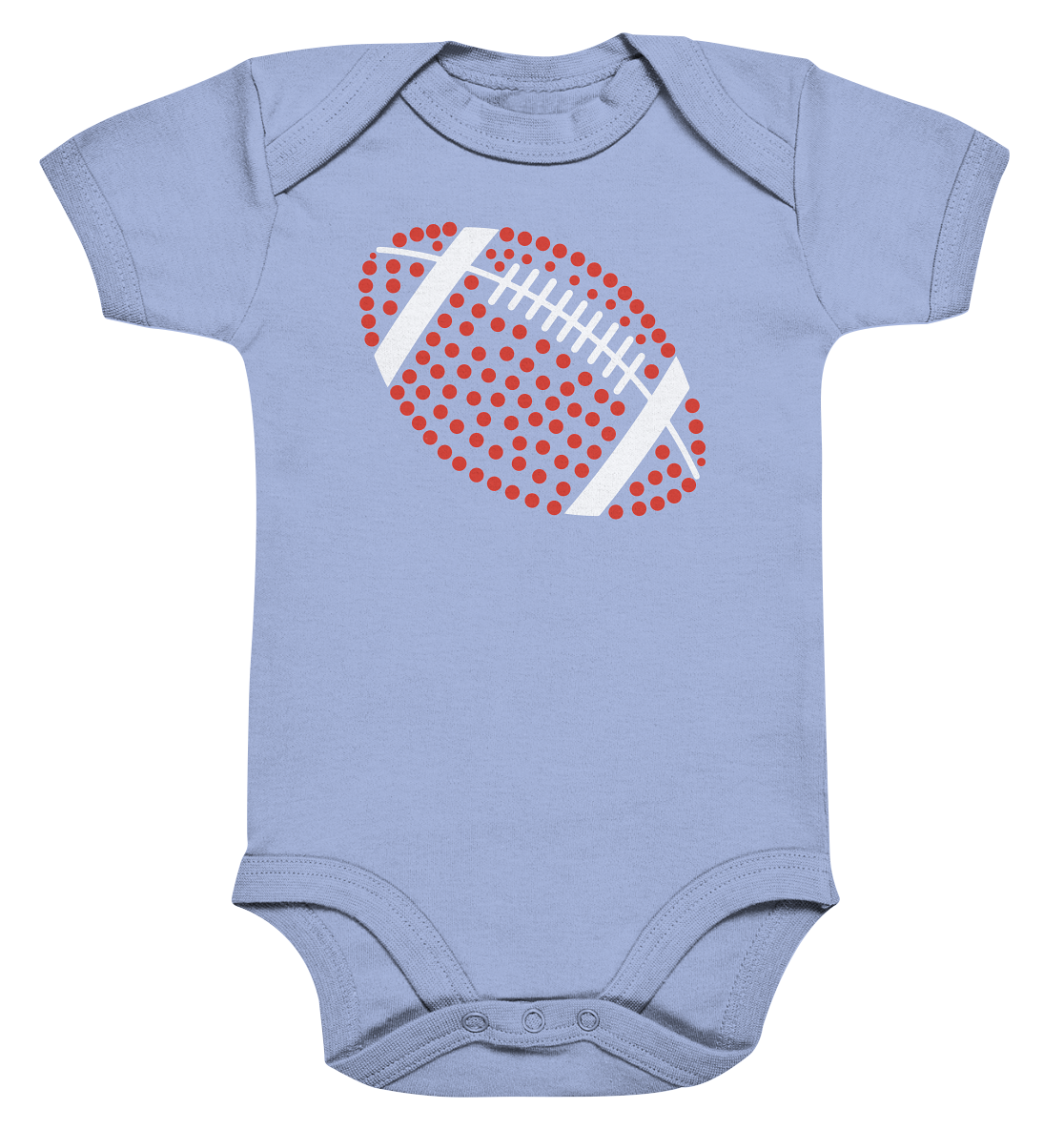 Football Dots - Organic Baby Bodysuite