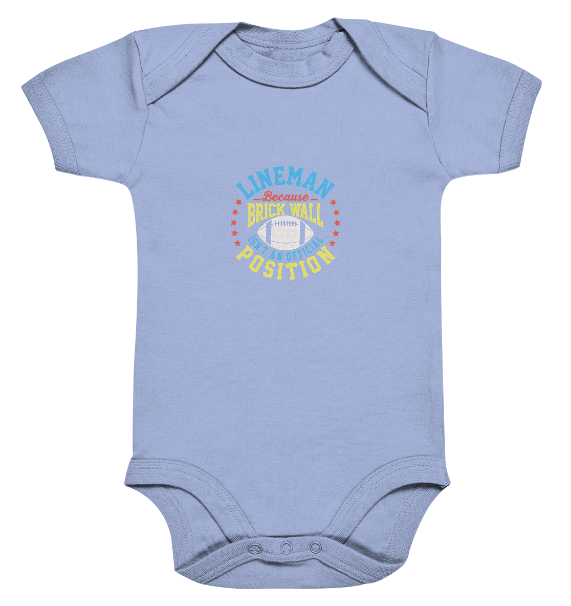 Lineman Brick Wall - Organic Baby Bodysuite