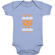 Football Dad Much Cooler - Organic Baby Bodysuite