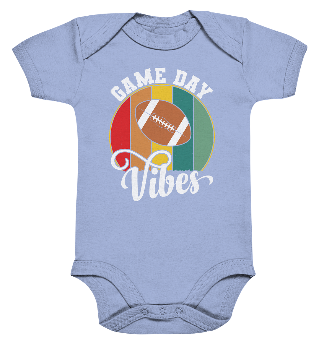 Game Day Vibes White - Organic Baby Bodysuite