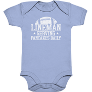 Lineman Serving Pancakes - Organic Baby Bodysuite
