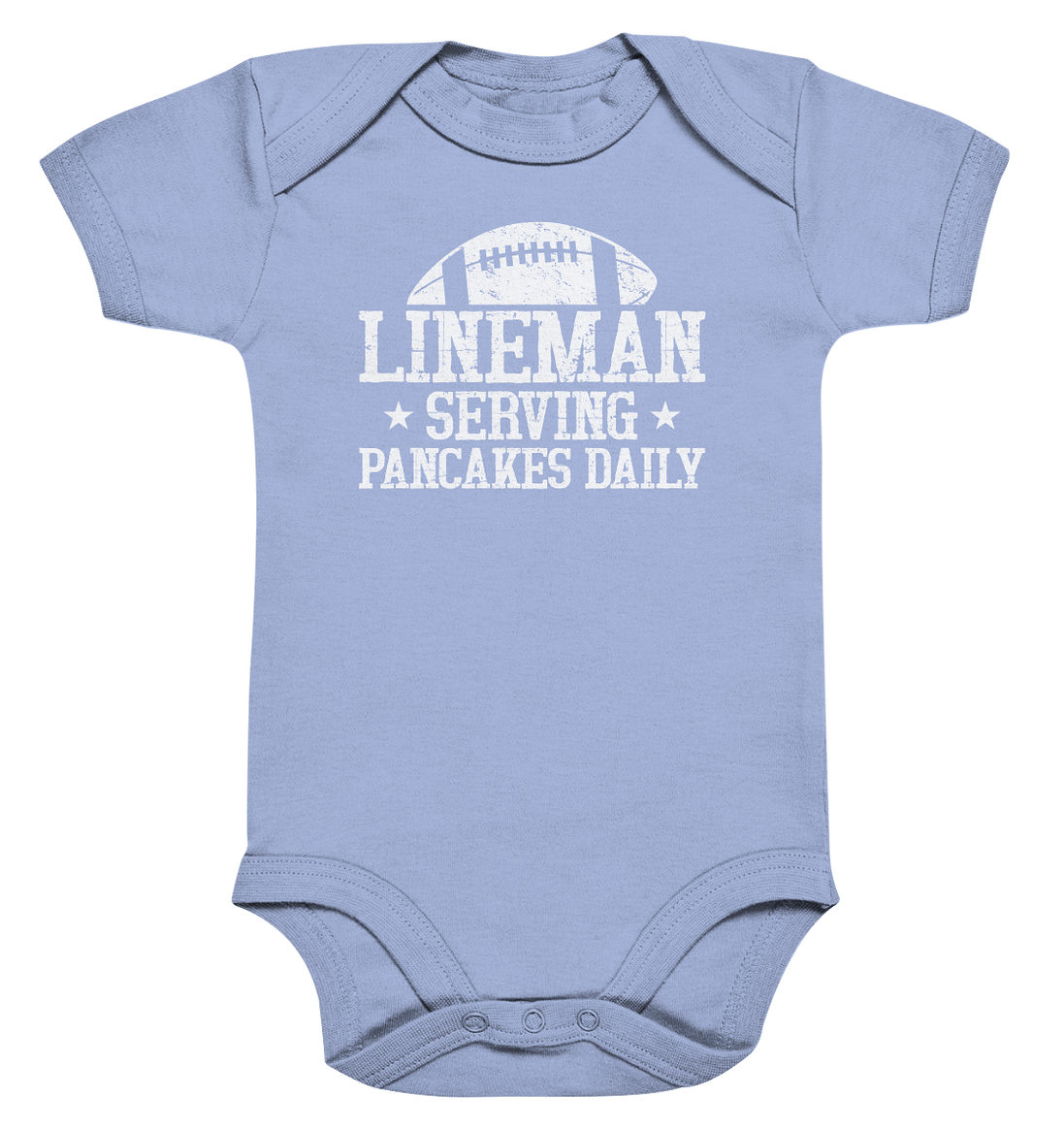 Lineman Serving Pancakes - Organic Baby Bodysuite