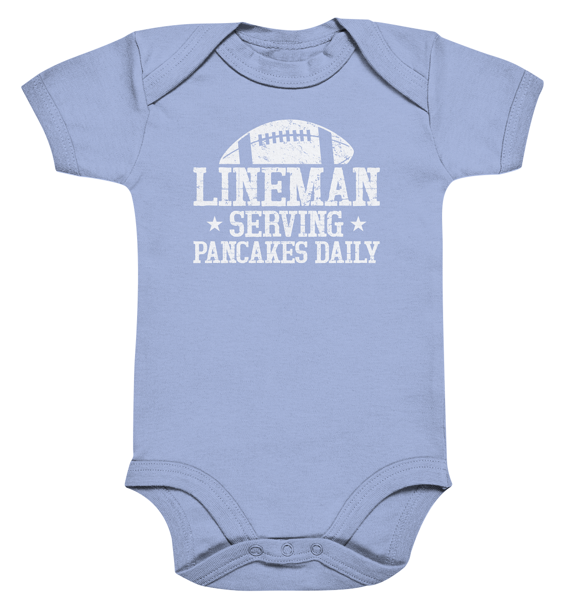 Lineman Serving Pancakes - Organic Baby Bodysuite