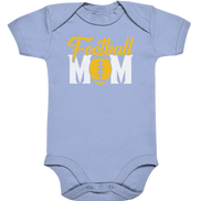 Football MOM - Organic Baby Bodysuit