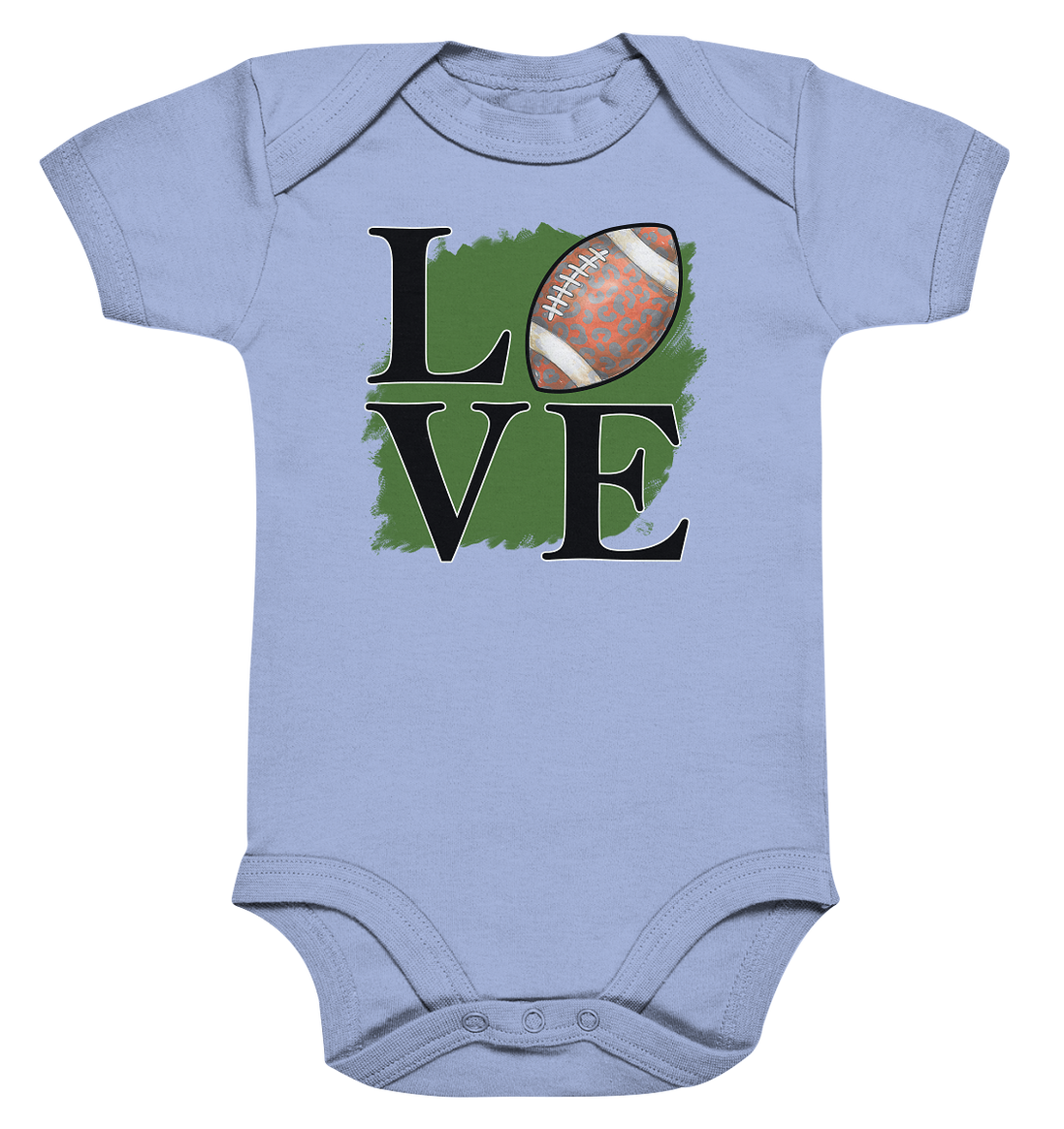 Football Love II - Organic Baby Bodysuite