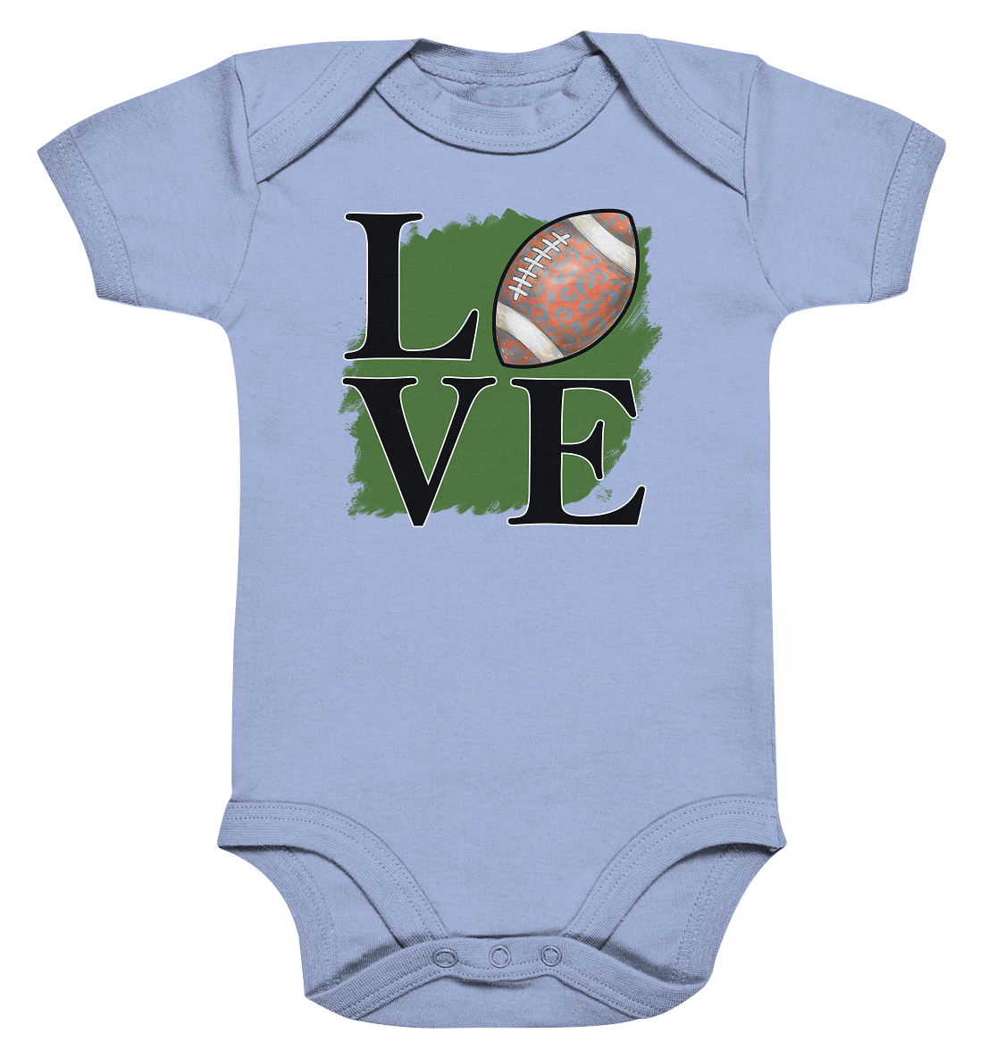 Football Love II - Organic Baby Bodysuite