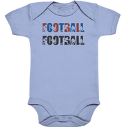 Football Silhouette - Organic Baby Bodysuite