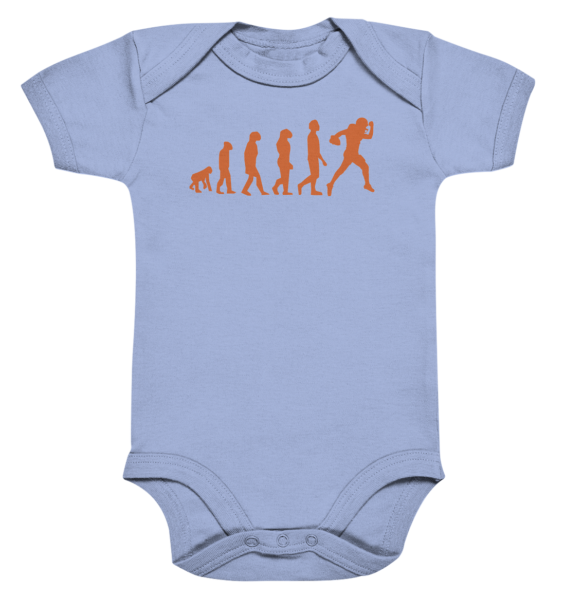 American Football Evolution - Organic Baby Bodysuite