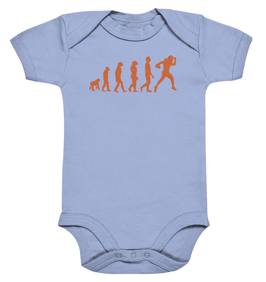 American Football Evolution - Organic Baby Bodysuite
