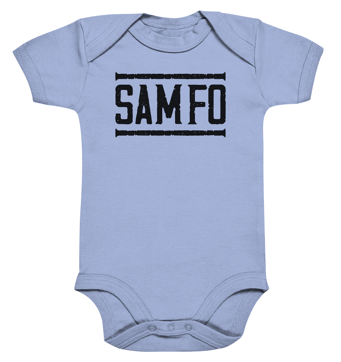 SAMFO black - Organic Baby Bodysuite
