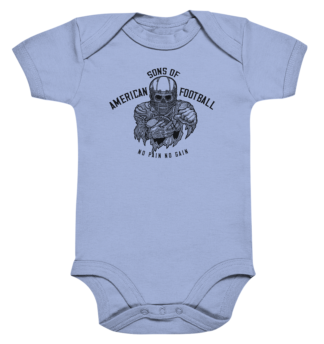 SAMFO No Pain No Gain  - Organic Baby Bodysuite