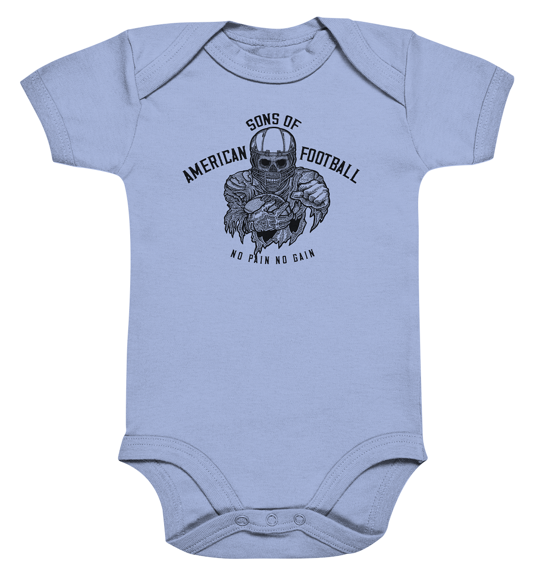 SAMFO No Pain No Gain  - Organic Baby Bodysuite