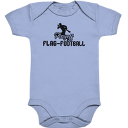 Playoff Flag Football Men Black - Organic Baby Bodysuit