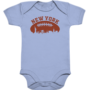 New York Football Silhoutte  - Organic Baby Bodysuite