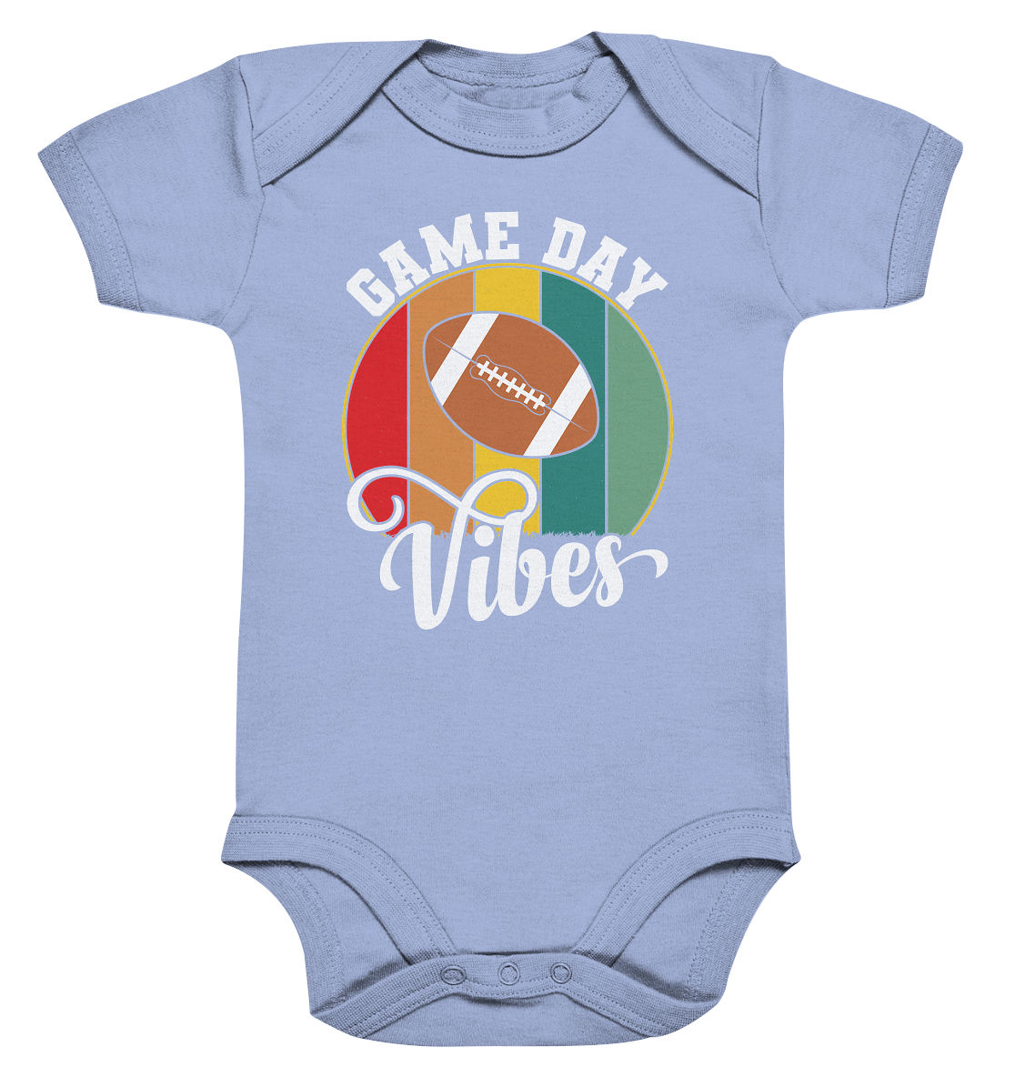 Game Day Vibes White - Organic Baby Bodysuite