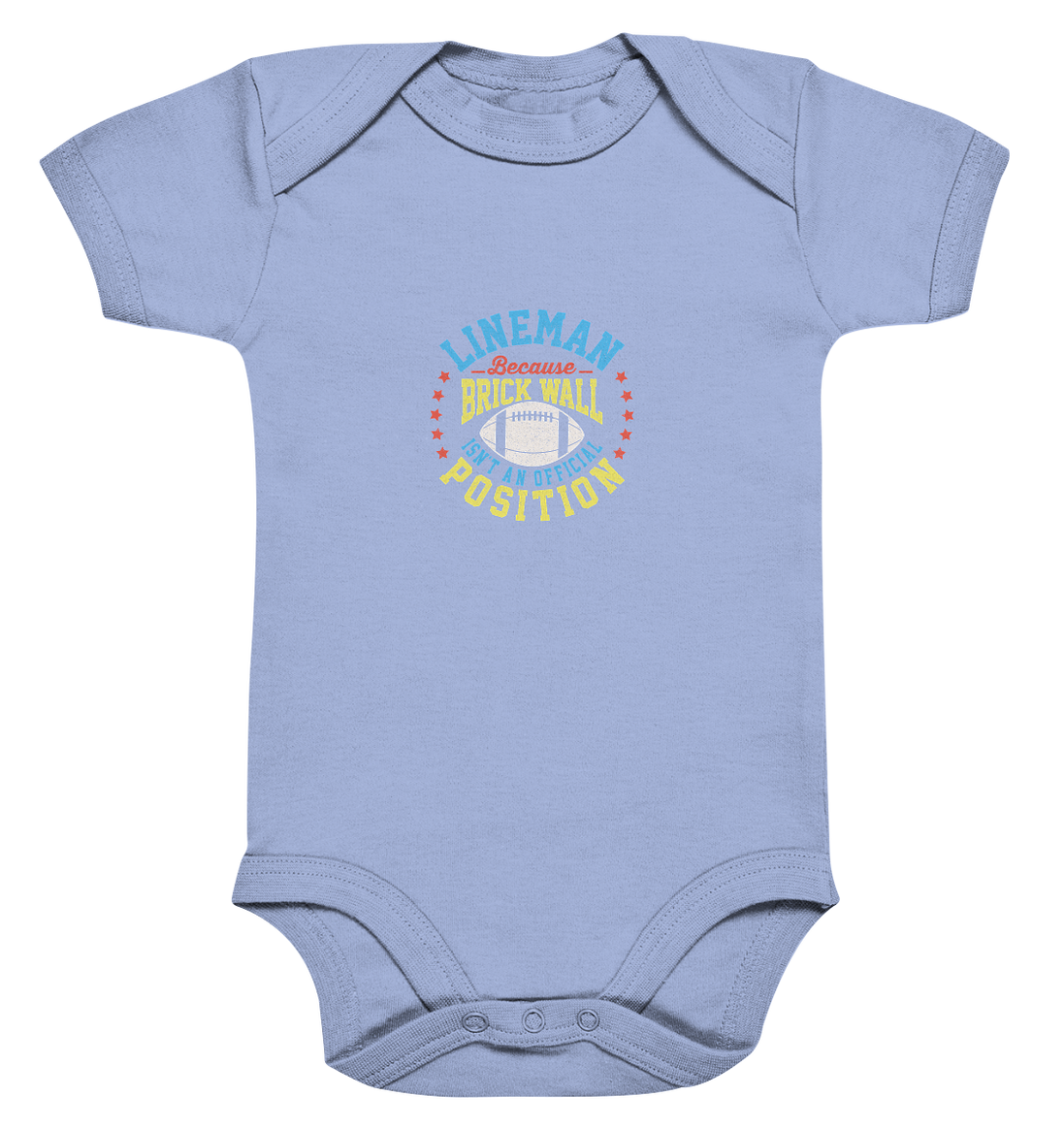 Lineman Brick Wall - Organic Baby Bodysuite