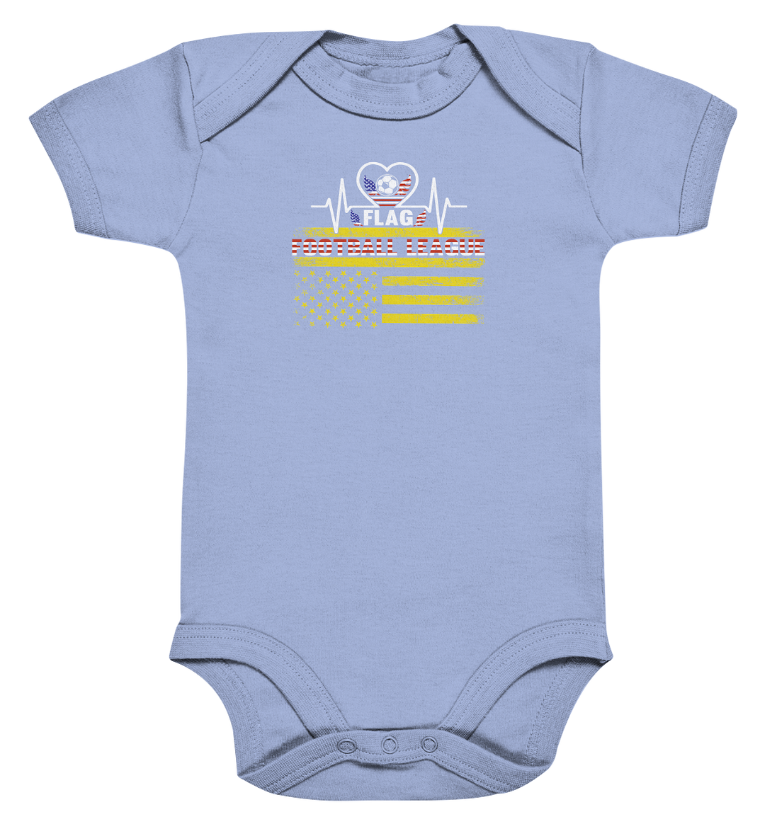 Flag Football League - Organic Baby Bodysuit