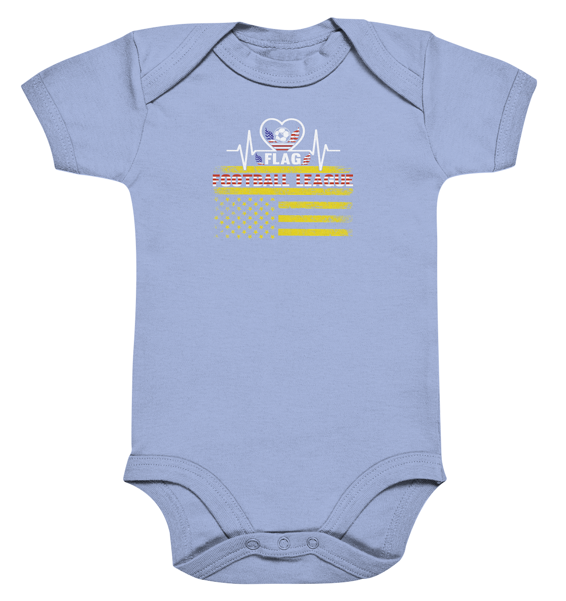 Flag Football League - Organic Baby Bodysuit