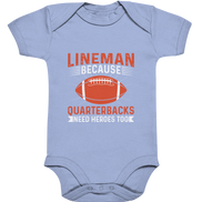 Lineman Quarterback Heroes - Organic Baby Bodysuite