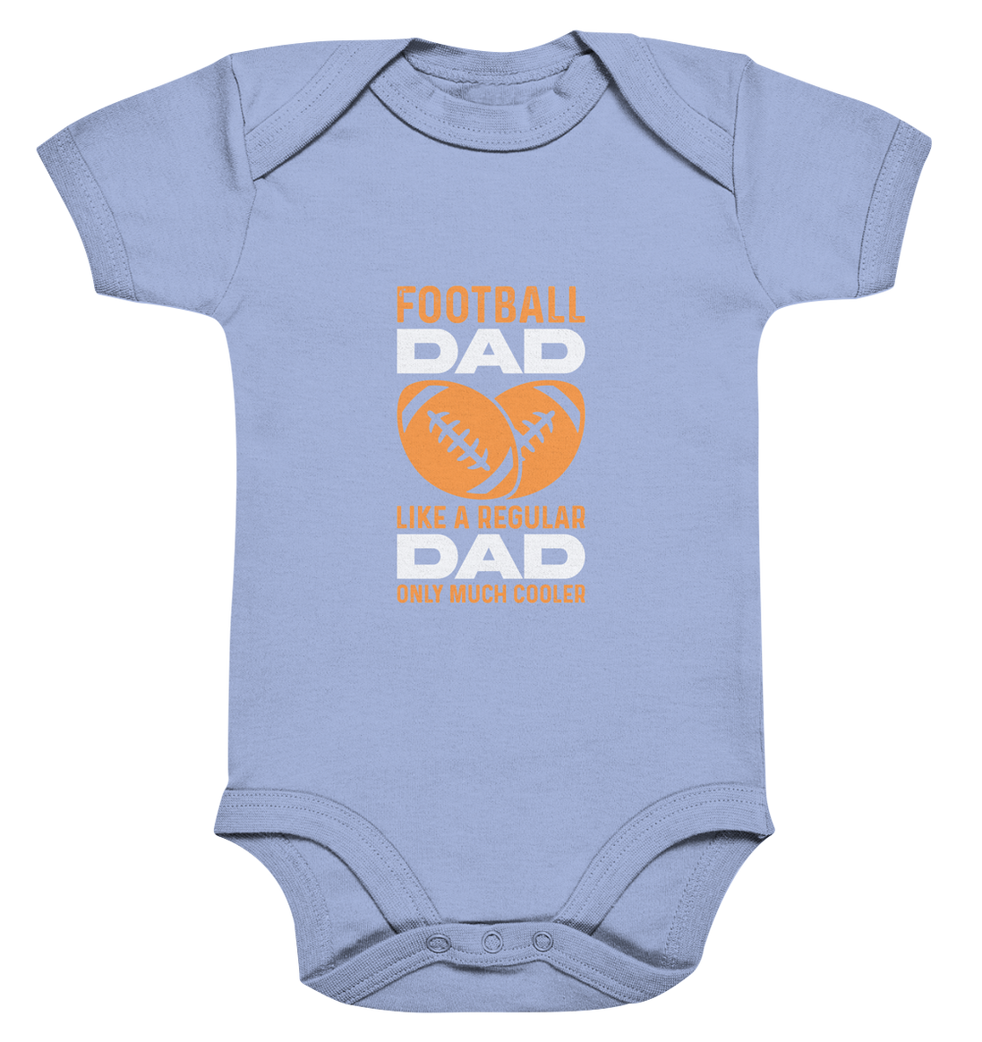 Football Dad Much Cooler - Organic Baby Bodysuite