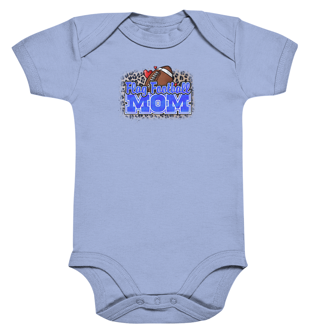 Flag Football Mom - Organic Baby Bodysuite