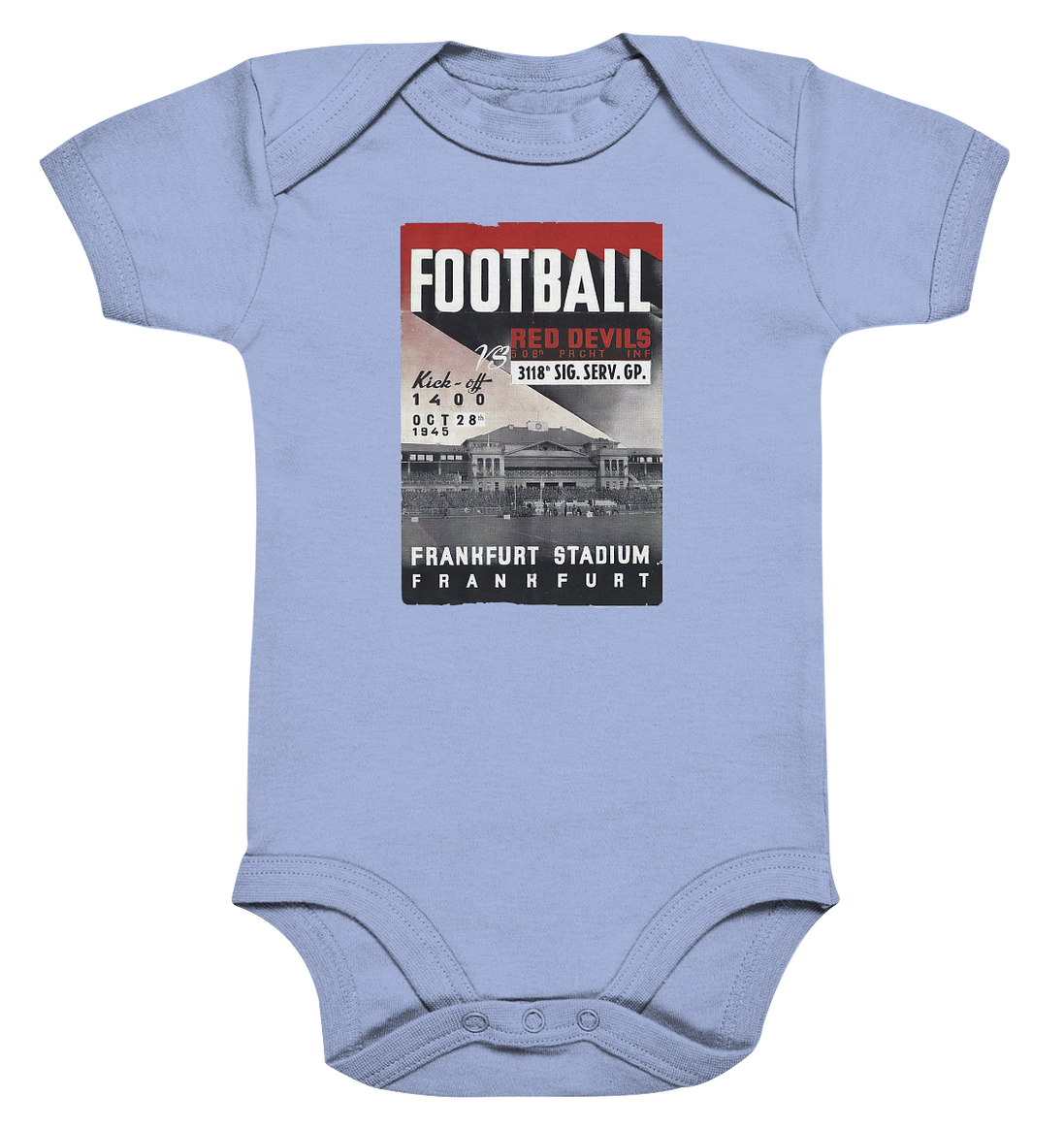 Frankfurt Football 1945 - Organic Baby Bodysuit