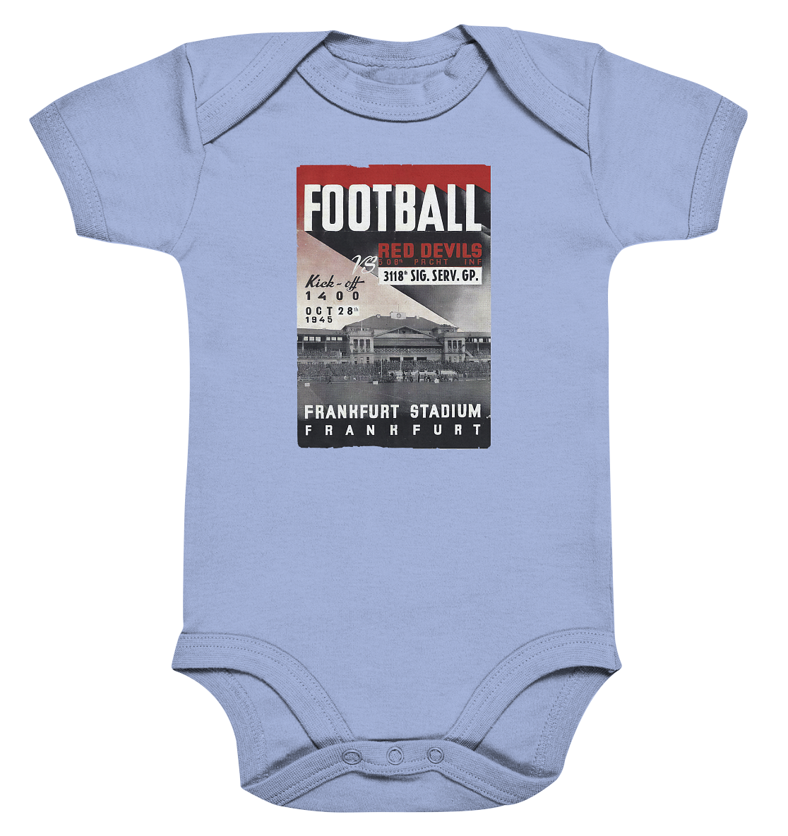 Frankfurt Football 1945 - Organic Baby Bodysuit