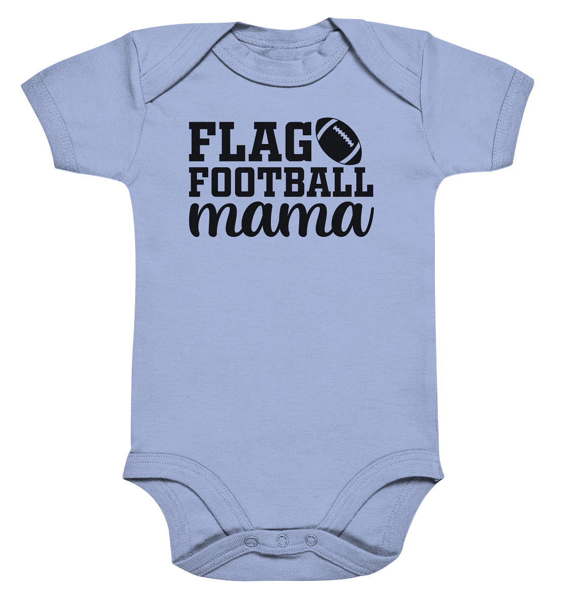 Flag Football Mama - Organic Baby Bodysuite