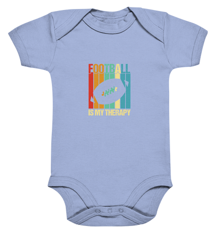 Football is my Therapy - Organic Baby Bodysuite