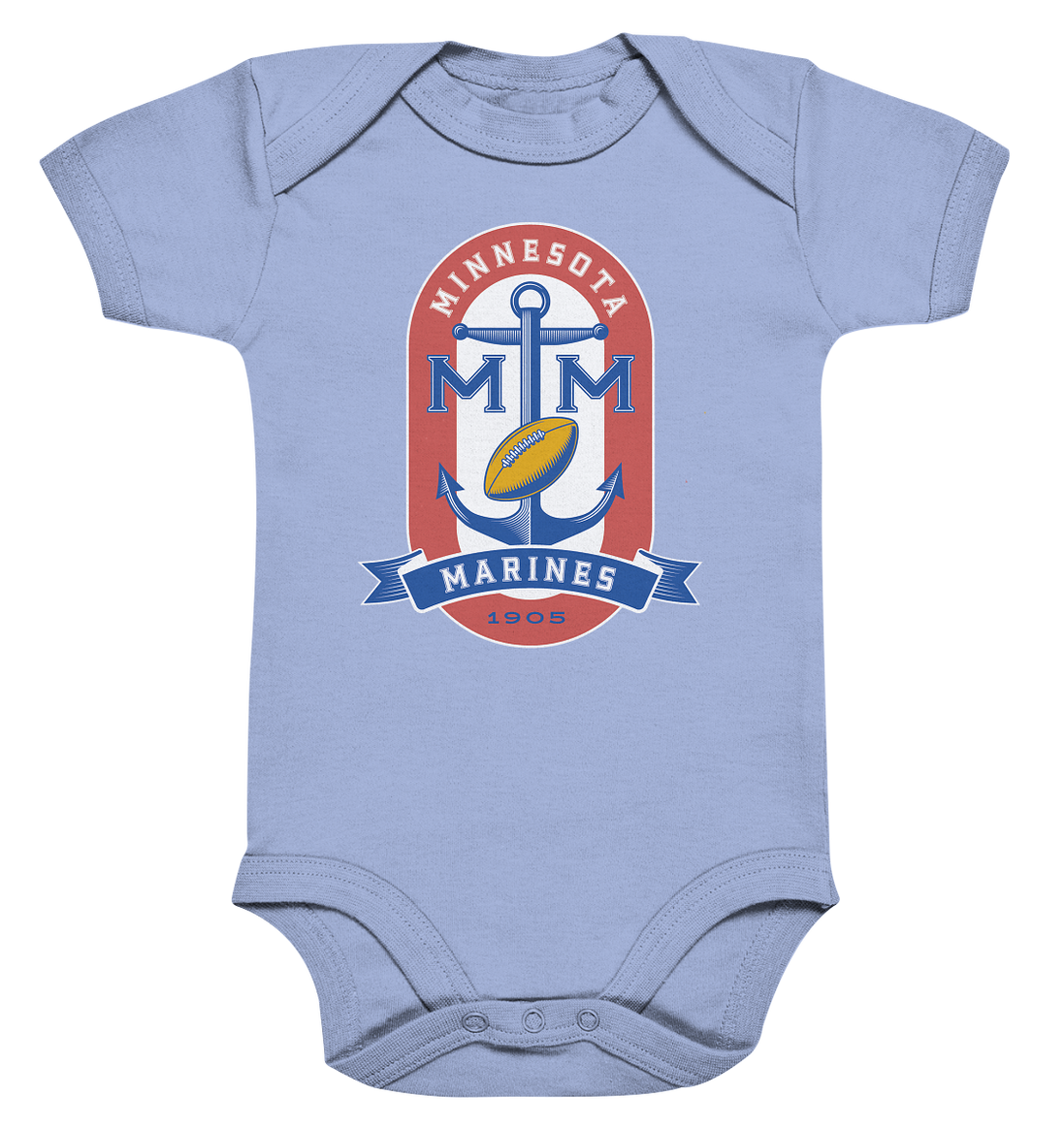 Minnesota Marines - Organic Baby Bodysuite