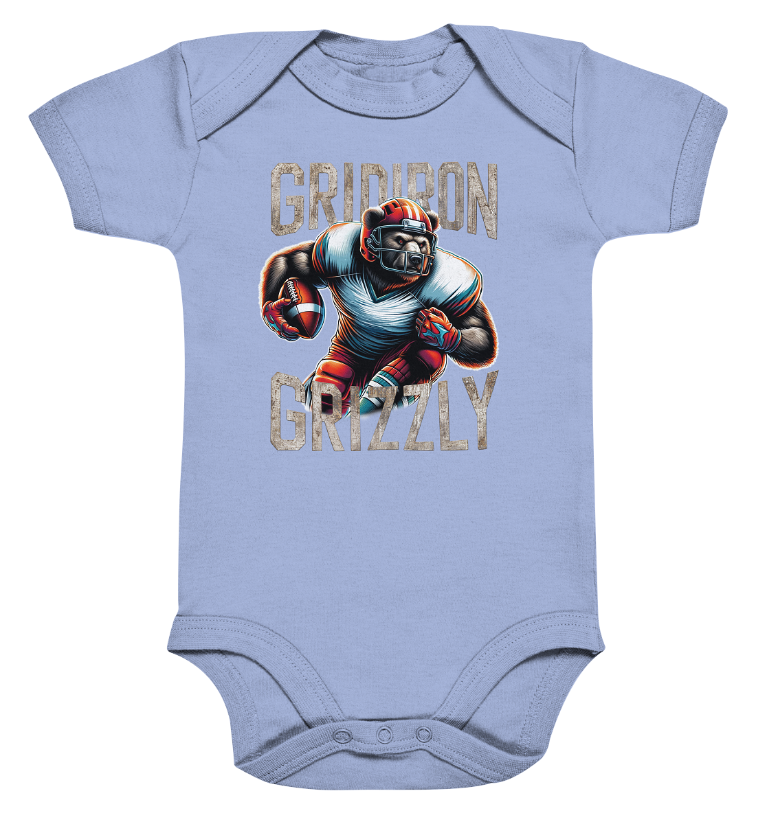 Gridiron Grizzly - Organic Baby Bodysuite