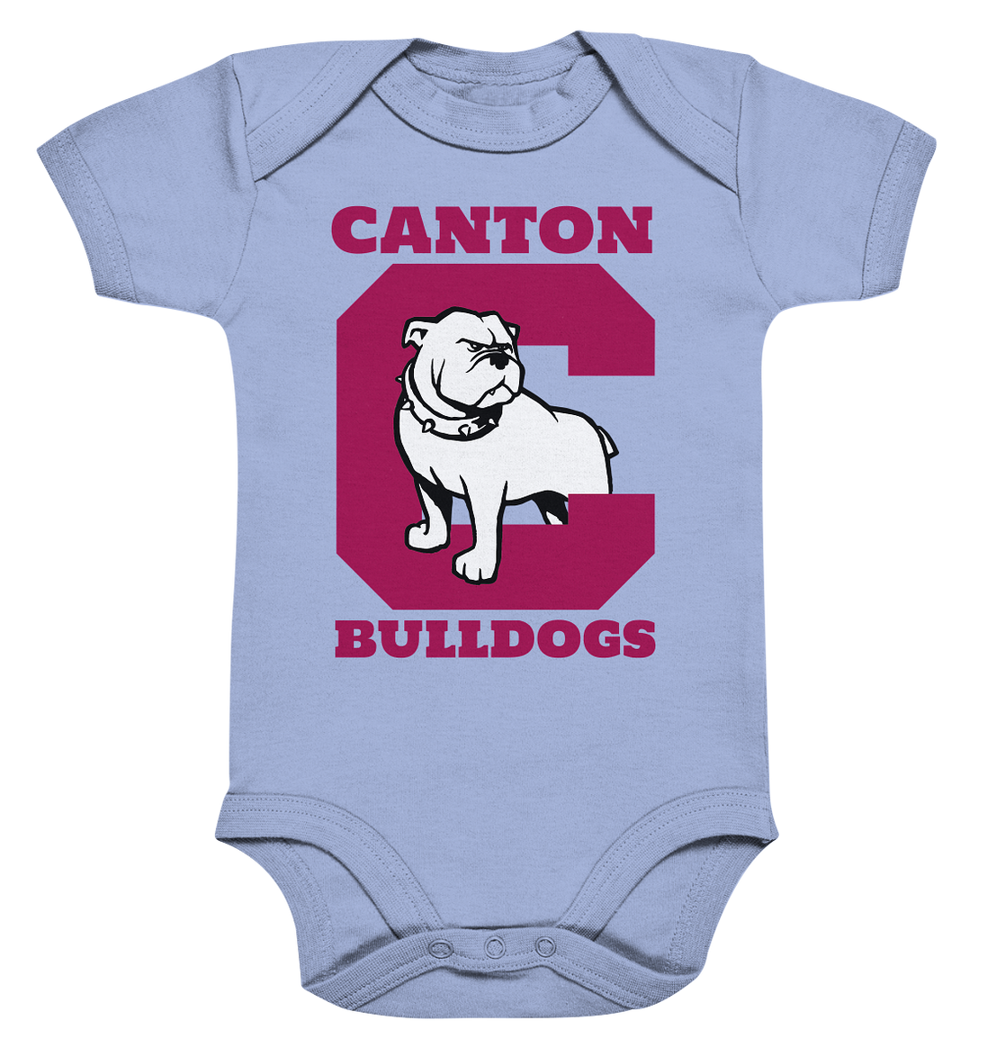 Canton Bulldogs - Organic Baby Bodysuit