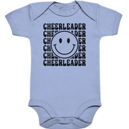 Cheerleader Smiley - Organic Baby Bodysuit