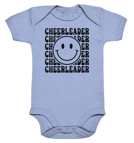 Cheerleader Smiley - Organic Baby Bodysuite