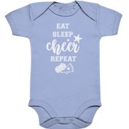 Eat Sleep Cheer - Organic Baby Bodysuit