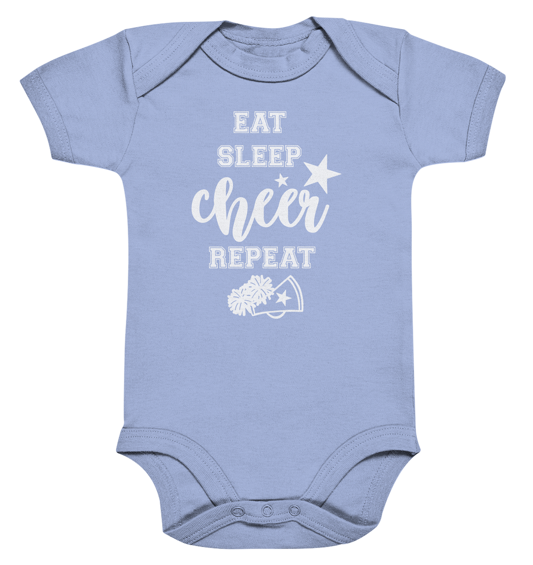 Eat Sleep Cheer - Organic Baby Bodysuit