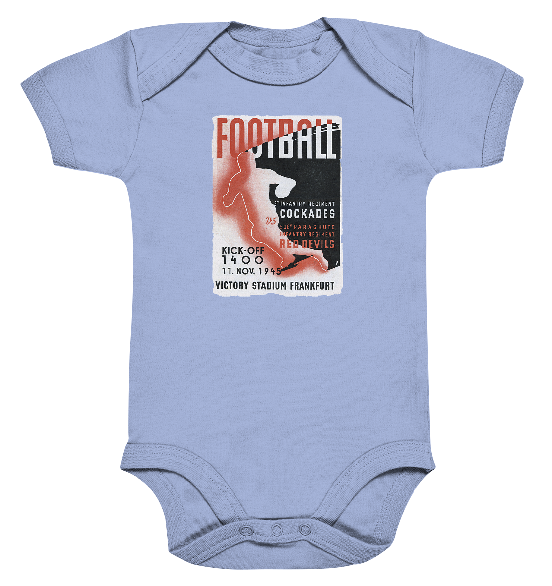 Red Devils Frankfurt 1945 - Organic Baby Bodysuite