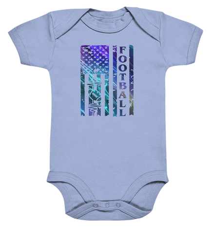 USA Football Flag  - Organic Baby Bodysuite