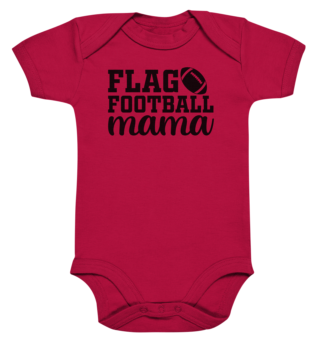 Flag Football Mama - Organic Baby Bodysuite