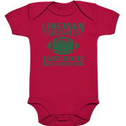 Lineman Heroes Green - Organic Baby Bodysuite