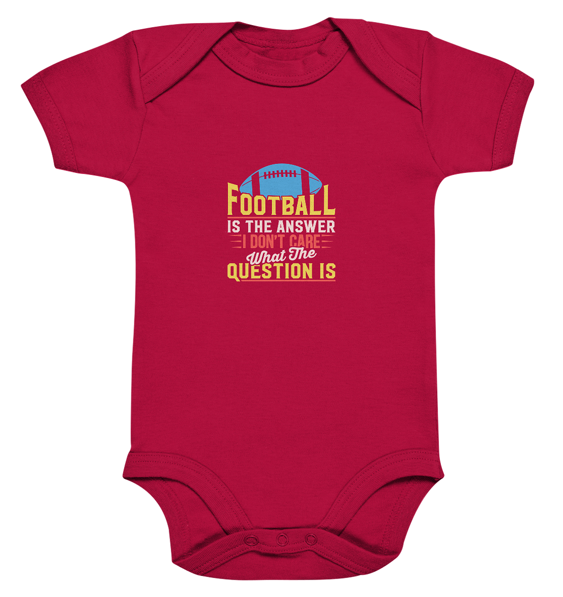 Football is the Answer - Organic Baby Bodysuite