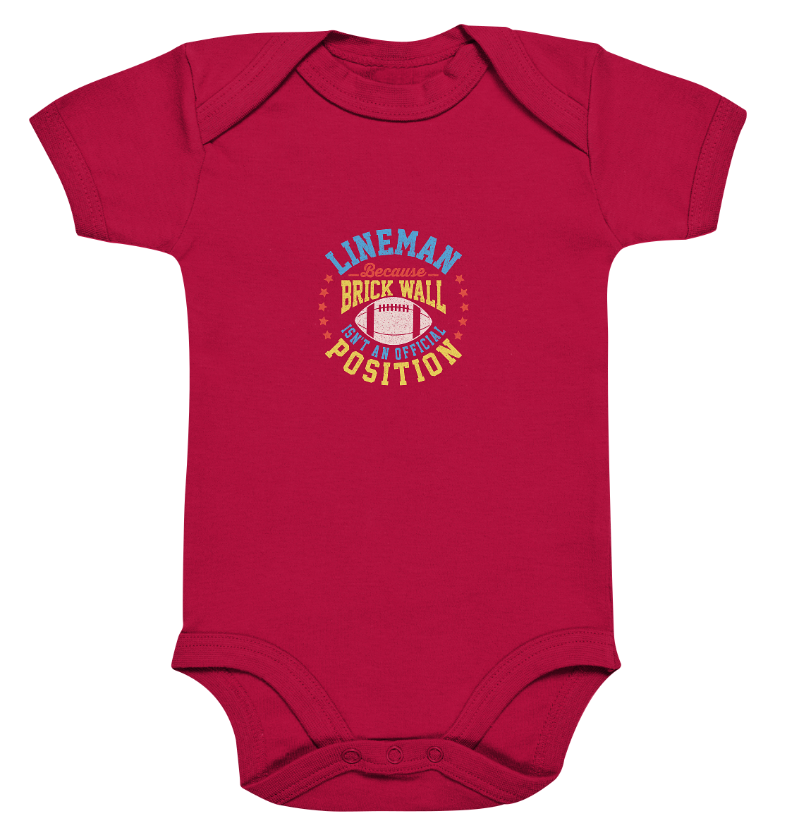 Lineman Brick Wall - Organic Baby Bodysuite