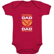 Football Dad Much Cooler - Organic Baby Bodysuite