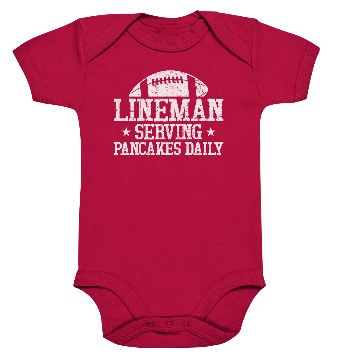 Lineman Serving Pancakes - Organic Baby Bodysuite